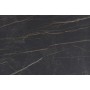 Стол РИО 120х80 керамика Calacata Vaglioro/ муар черный нераздвижной