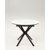 Стол Сидней натуральное дерево/керамика 95/125 Greys Snow