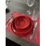 Тарелка сервировочная NORDIC 28 см красный 