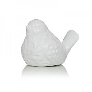 Фигурка птицы Pemmy, белый, керамика, 9*5*7 см
