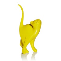 Фигурка кошки Alice, желтый 8х5х18 см