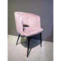 Стул-кресло Вильям розовый бархат 17