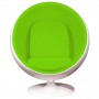 Кресло Alta "Шар" Ball белый/зеленая астра