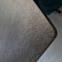 Стол АКСИОМА керамопласт камень серый/муар черный