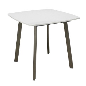 Стол МИЛАН-4 ПН 80х80/110 кварц беж/муар.тортора