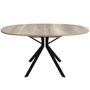 Стол ОТТАВА 100*150/195 дуб каньон/черный