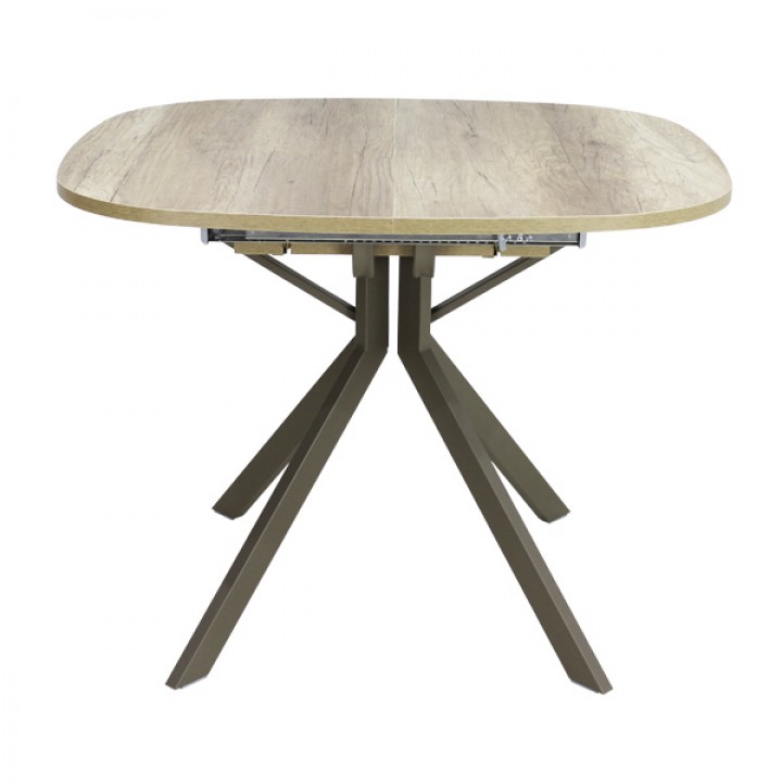 Стол ОТТАВА-2 90х100/145 каньон дуб/муар.тортора 