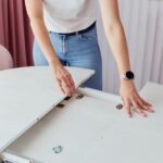 Стол ОНТАРИО шелк камень/белое подстолье — изображение 4