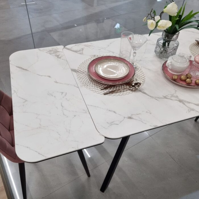 Стол LEON 120х80 керамика Calacata Vaglioro — изображение 11